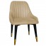 Livia Side Chair Brass Legs