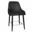 Livia Side Counter Stool Black Legs 66cm
