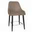 Livia Side Counter Stool Black Legs 66cm