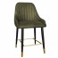 Livia Side Counter Stool Brass Legs 66cm