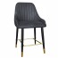 Livia Side Counter Stool Brass Legs 66cm