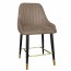 Livia Side Counter Stool Brass Legs 66cm