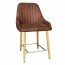 Livia Side Counter Stool Oak Legs 66cm