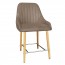 Livia Side Counter Stool Oak Legs 66cm