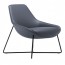 Lucari Cross Legs Lounge Chair