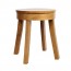Lucia Classic Wooden Low Stool