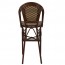 Lyon Wicker Outdoor Bar Stool with Backrest