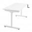 Manual Height Adjustable Standing Desk White