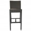 Mia Rattan Wicker Outdoor Bar Stool with Backrest