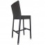 Mia Rattan Wicker Outdoor Bar Stool with Backrest