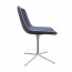 Mildrid Designer Black Upholstered Swivel Chair