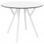 Milo Contemporary Round Outdoor Dining Table