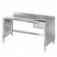 Modular Systems Sink Work Bench with Splashback 1400mm SSB6-1400R