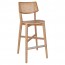 Nadia Rattan Back Bar Stool with Footrest 75cm