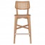 Nadia Rattan Back Bar Stool with Footrest 75cm