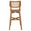 Nadia Rattan Back Bar Stool with Footrest 75cm