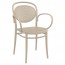 Napoli Outdoor Cafe XL Arm Chair Stackable