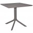 Nardi Clip X Indoor Outdoor Square Cafe Table