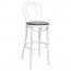 Genuine No 18 Bentwood Bar Stool with Back and Padded Seat by Michael Thonet 75cm