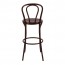 Genuine No 18 Bentwood Bar Stool with Back 75cm - Wenge