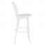 Genuine No 18 Bentwood Bar Stool with Back 75cm - White