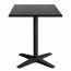 Nordic Square Outdoor Table with Black Base