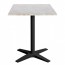 Nordic Square Outdoor Table with Black Base