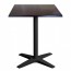 Nordic Square Outdoor Table with Black Base