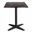 Nordic Square Outdoor Table with Black Base