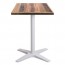 Nordic Rustic Wood Cafe Table