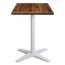 Nordic Rustic Wood Cafe Table