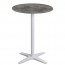 Nordic Outdoor Bar Table White Base