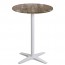 Nordic Outdoor Bar Table White Base