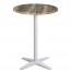 Nordic Outdoor Bar Table White Base