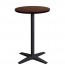 Nordic Round Solid Wood Bar Table