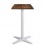 Nordic Rustic Wood Bar Table 