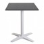 Nordic Outdoor Cafe Table with White Base