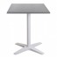 Nordic Outdoor Cafe Table with White Base