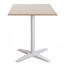 Nordic Outdoor Cafe Table with White Base
