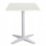 Nordic Outdoor Cafe Table with White Base