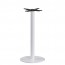 Olea Round White Bar Table Base