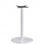 Olea Round White Bar Table Base