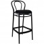 Outdoor Bentwood Bar Stool Upholstered Replica