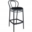 Outdoor Bentwood Bar Stool Upholstered Replica