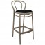 Outdoor Bentwood Bar Stool Upholstered Replica