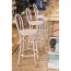 Outdoor Bentwood Bar Stool with Backrest