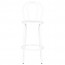 Outdoor Bentwood Bar Stool with Backrest