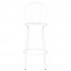 Outdoor Bentwood Bar Stool with Backrest