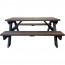Outdoor Commercial Beer Garden Picnic Table