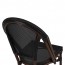 French Outdoor Chair with Fabric Seat
